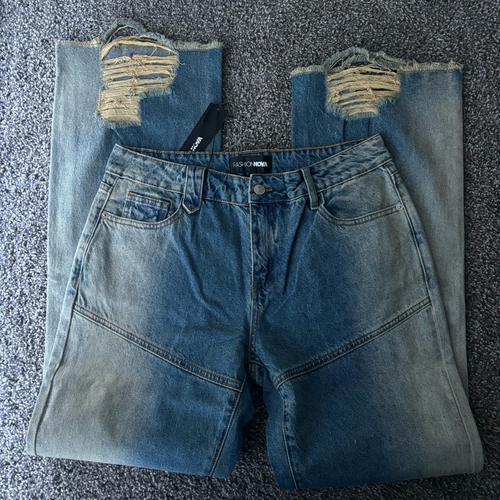 Fashion Nova Distressed Jeans